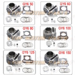 Hot selling engine block cylinder kit GY6 series GY6-50 GY6-60 GY6-80 GY6-100 GY6-125 GY6-150