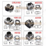 Hot selling engine block CRUX100 MIO125 YBR125 AX100 AN150 GN125 cylinder kit piston ring